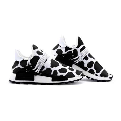 Cow Pattern Mesh Sneakers - Image 3