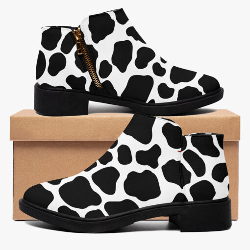 Cow Pattern Fashion Boots - Image 2