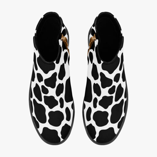 Cow Pattern Fashion Boots - Image 7