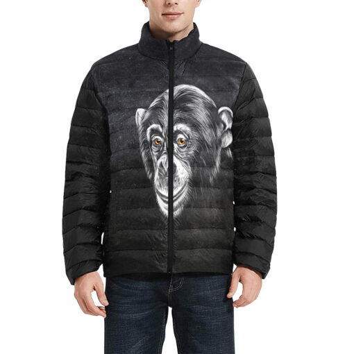 Chimpanzee Men's Padded Jacket - Image 3