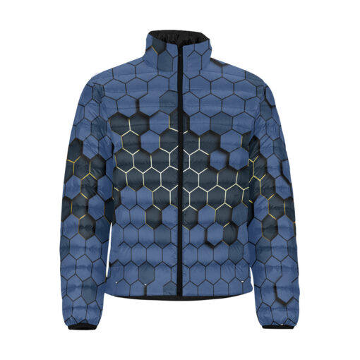 Honeycomb Shadow Men's Padded Jacket