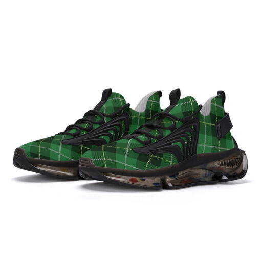 Green Tartan Plaid Air Sneakers - Image 2