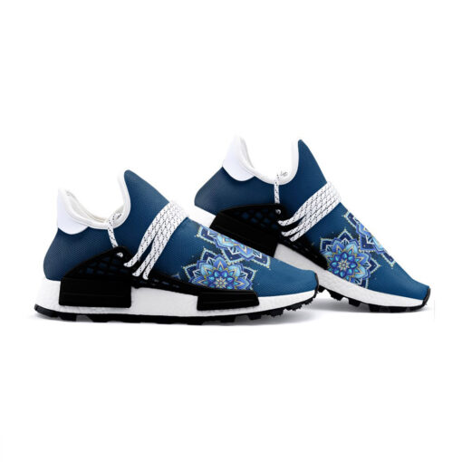 Blue Mandala Mesh Sneakers - Image 3