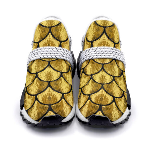 Golden Scales Mesh Sneakers - Image 4