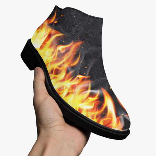 Fire Smoke Fashion Boots - Image 3