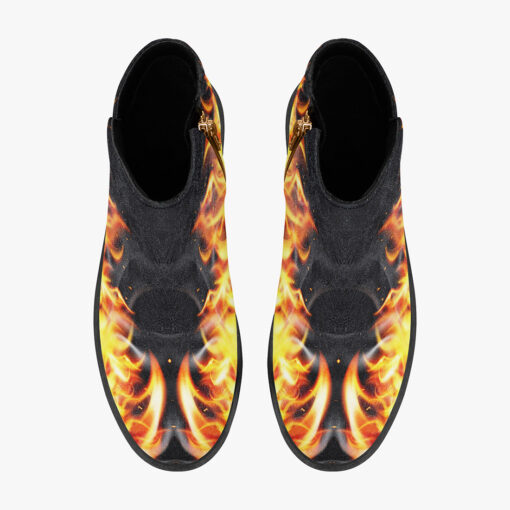 Fire Smoke Fashion Boots - Image 7