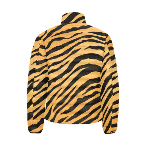 Tiger Animal Skin Men's Padded Jacket - Image 2