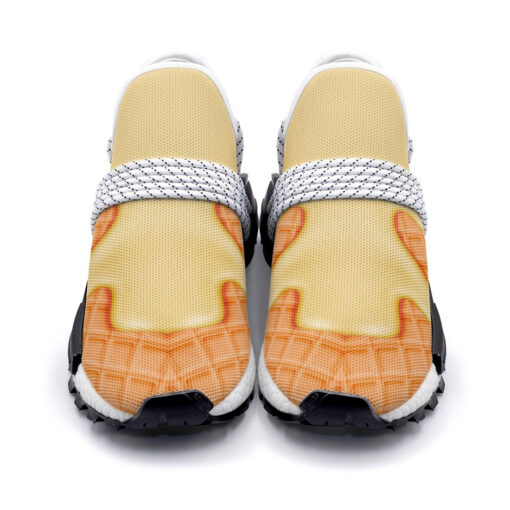 Waffle Melting Cream Mesh Sneakers - Image 4