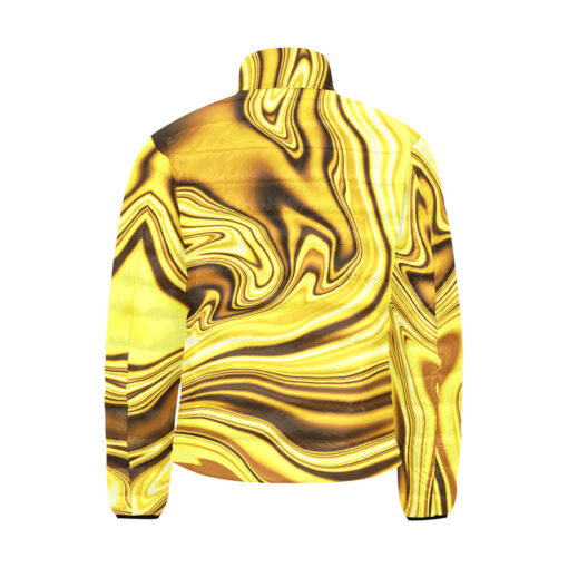 Golden Foil Men's Padded Jacket - Image 2