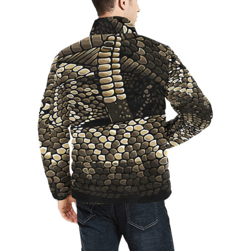 Rattlesnake Gaping Men's Padded Jacket - Image 4