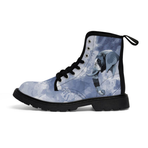 Elephant Head Unisex Canvas Boots - Image 2