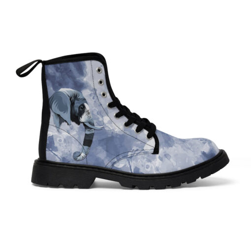 Elephant Head Unisex Canvas Boots - Image 3