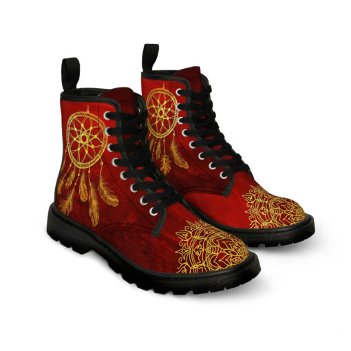 Dream Catcher Mandala Canvas Boots