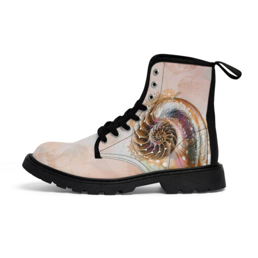 Nautilus Shell Canvas Boots - Image 2