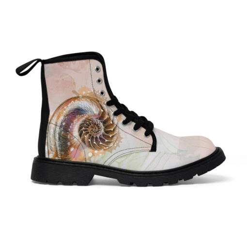 Nautilus Shell Canvas Boots - Image 3