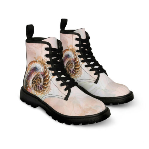 Nautilus Shell Canvas Boots