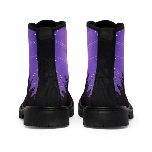 Dark Forest Meteor Shower Canvas Boots - Image 5