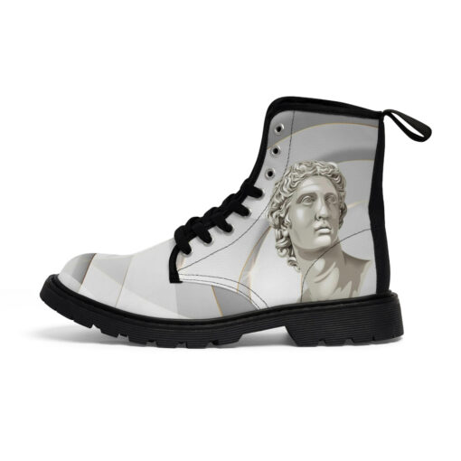 Antique Bust Canvas Boots - Image 2