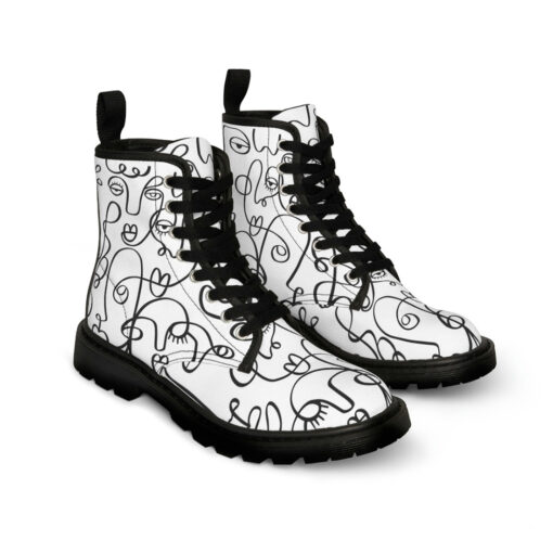 Modern Minimalism Art Canvas Boots