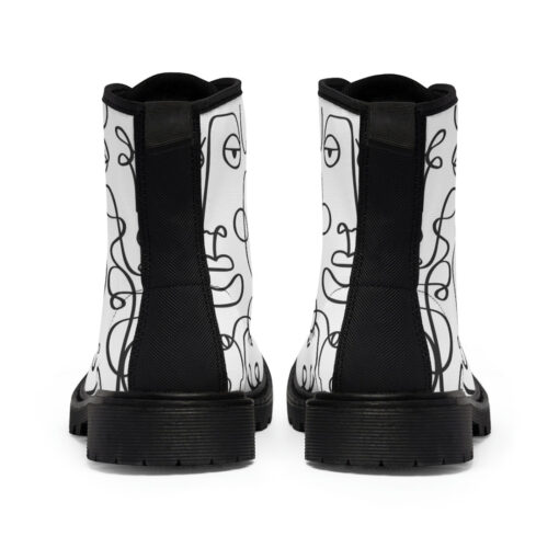 Modern Minimalism Art Canvas Boots - Image 5