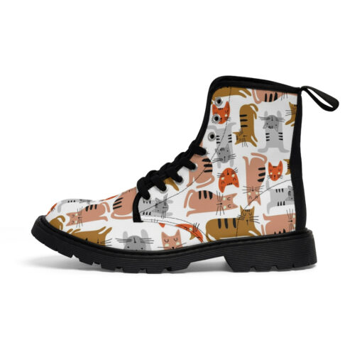 Colorful Kittens Canvas Boots - Image 2