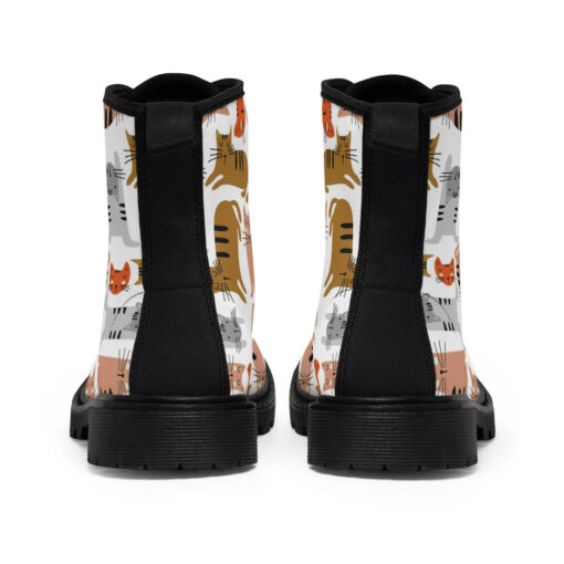 Colorful Kittens Canvas Boots - Image 5