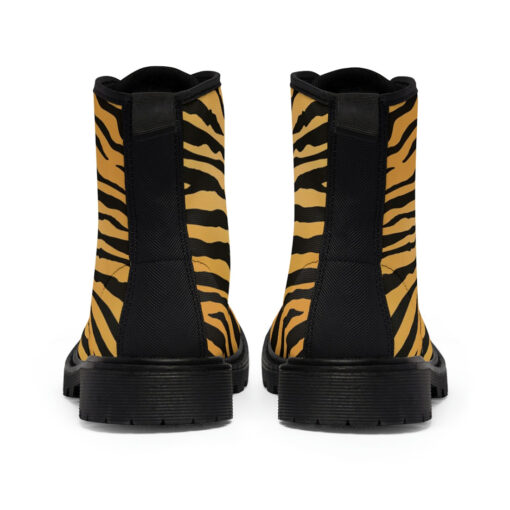 Tiger Animal Skin Canvas Boots - Image 5