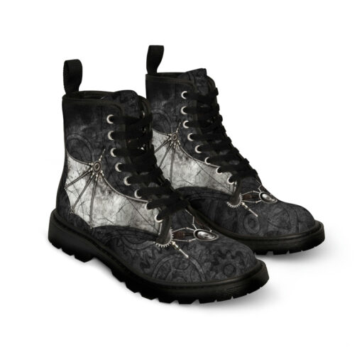 Steampunk Bat Wings Canvas Boots