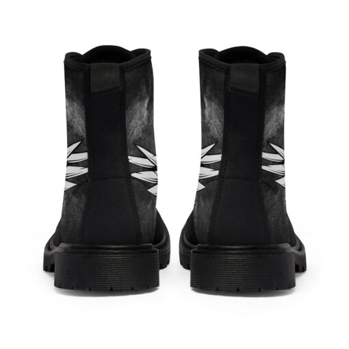 Wings Print Canvas Boots - Image 5