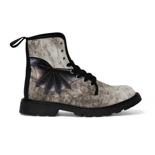 Daemon Bat Wings Canvas Boots - Image 3