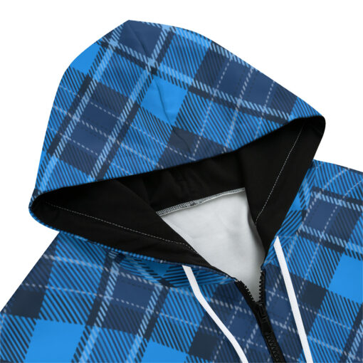 Tartan Scotland Plaid Zip Up Hoodie - Image 3