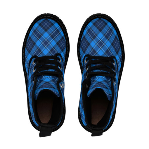 Tartan Scotland Plaid Canvas Boots - Image 4