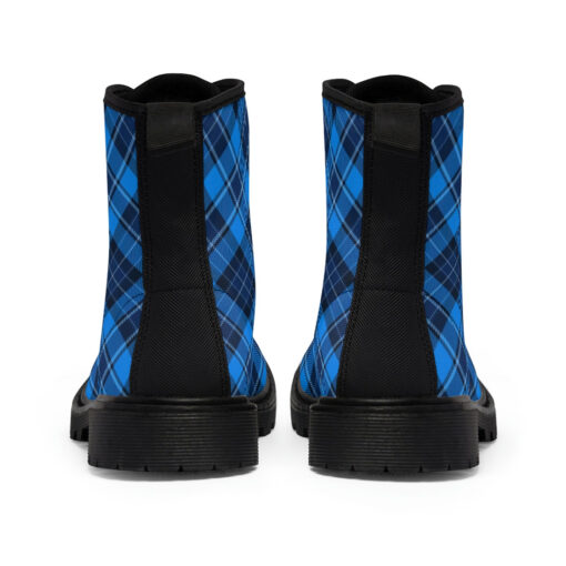 Tartan Scotland Plaid Canvas Boots - Image 5