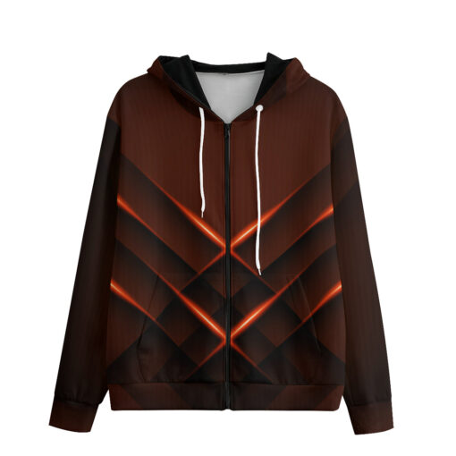 3D Futuristic Hi-Tech Zip Up Hoodie