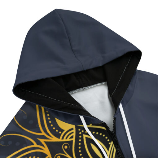 Luxury Golden Mandala Zip Up Hoodie - Image 3