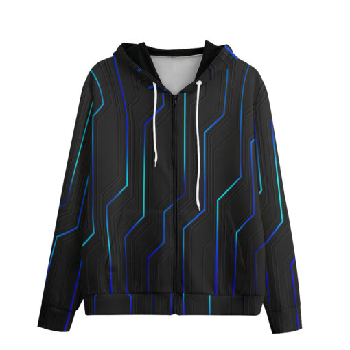 Hi-Tech Futuristic Zip Up Hoodie