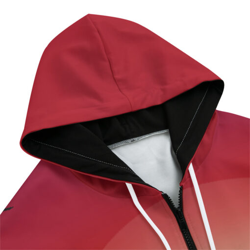 Sunset Beach Palm Zip Up Hoodie - Image 3