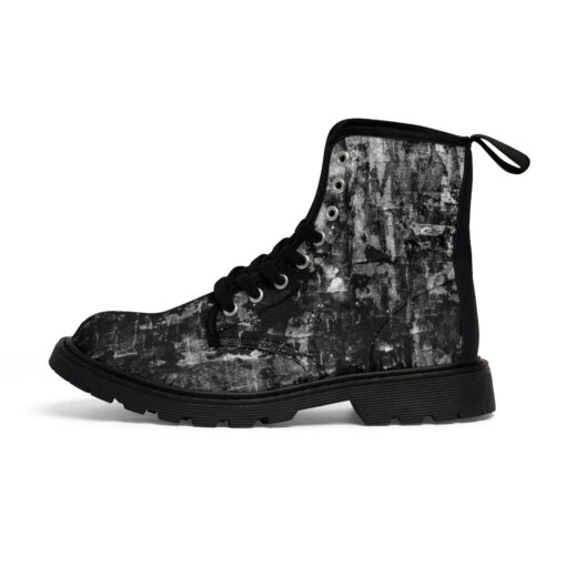 Grunge Wall Canvas Boots - Image 2