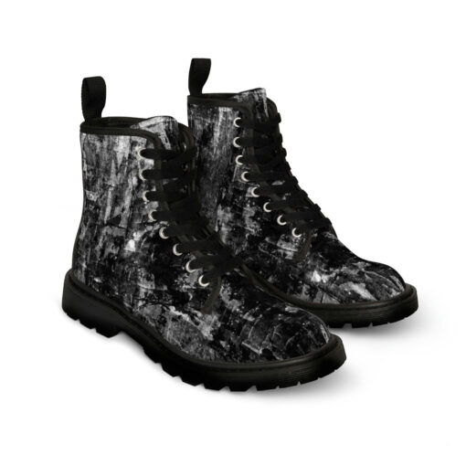 Grunge Wall Canvas Boots