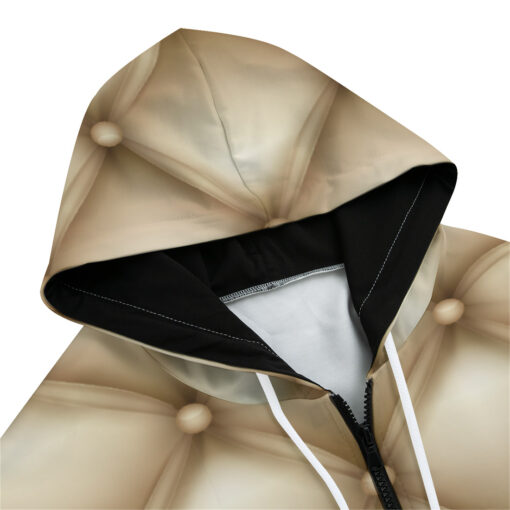 Furniture Upholstery Pattern Zip Up Hoodie - Image 3