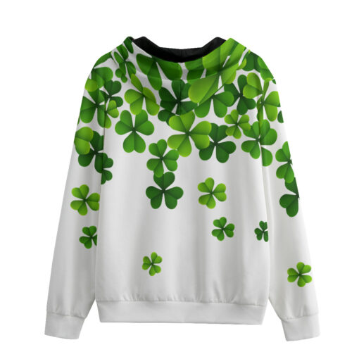 Clover Leaves Zip Up Hoodie - Image 2