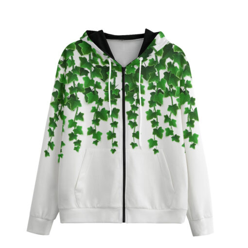 Clover Leaves Zip Up Hoodie