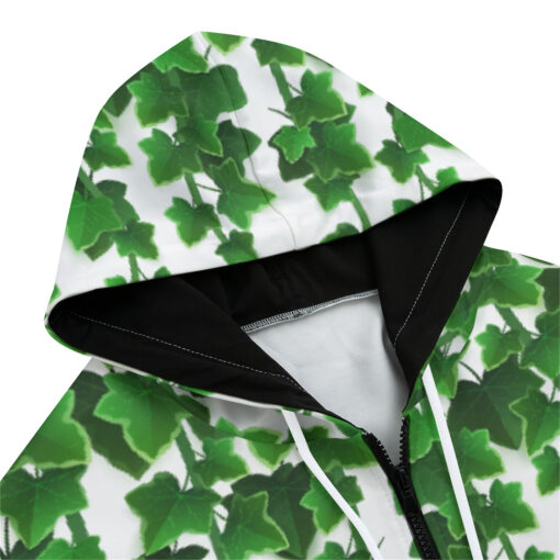 Clover Leaves Zip Up Hoodie - Image 3