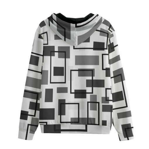 Retro Bauhaus Zip Up Hoodie - Image 2