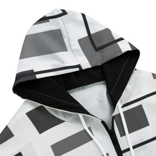 Retro Bauhaus Zip Up Hoodie - Image 3