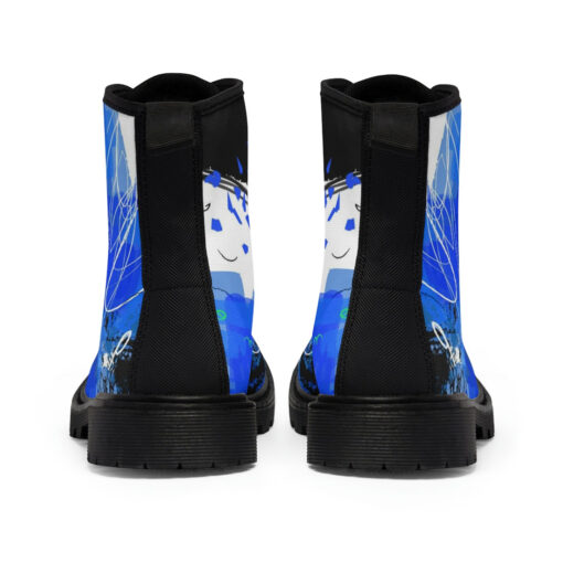 Modern Trendy Art Abstraction Canvas Boots - Image 5