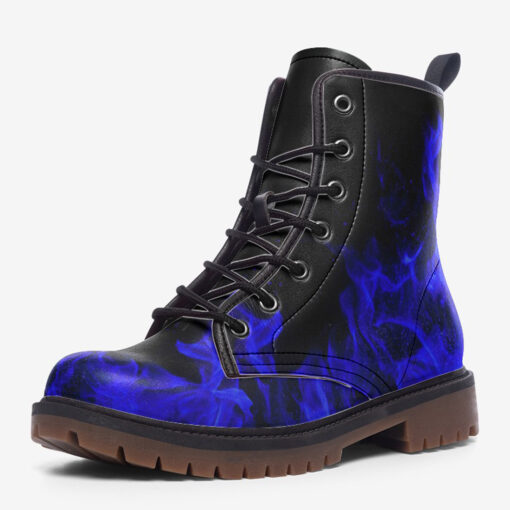 Blue Fire Trendy Leather Boots - Image 3