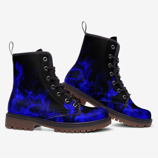 Blue Fire Trendy Leather Boots