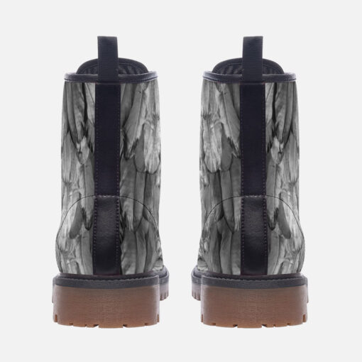 White Raven Plumage Trendy Leather Boots - Image 4