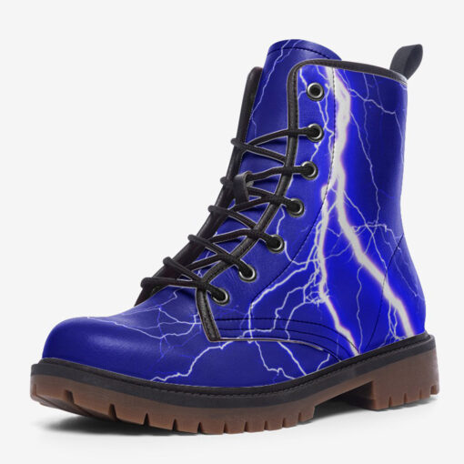 Blue Lightnings Trendy Leather Boots - Image 3